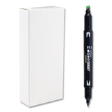 Tombow® Mono® Highlighters, Yellow Green Ink, Bullet/Chisel Tip, Yellow Green Barrel, 10/Box (TOM56415) Box of 10