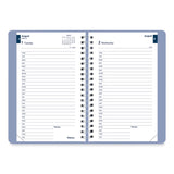 Blueline® Academic Daily/Monthly Planner, 8 x 5, Blue Cover, 12-Month (Aug to July): 2025 to 2026 (REDCA201F02) Each