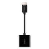 Belkin® HDMI to VGA Adapter with Micro-USB Power, 9.8", Black (BLKAV10170BT) Each