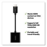 Belkin® HDMI to VGA Adapter with Micro-USB Power, 9.8", Black (BLKAV10170BT) Each