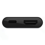 Belkin® USB-C to HDMI + Charge Adapter, HDMI/USB-C(F)/USB-C(M), 2.53", Black (BLKAVC002BKBL) Each