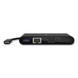 Belkin® USB-C Multimedia Adapter, HDMI/Ethernet/USB-A/USB-C/VGA, 4.33", Black (BLKAVC005BKBL) Each