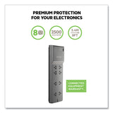 Belkin® Home/Office Surge Protector, 8 AC Outlets, 8 ft Cord, 2,500 J, Black (BLKBE10800008CM) Each