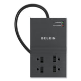 Belkin® Home/Office Surge Protector, 8 AC Outlets, 8 ft Cord, 2,500 J, Black (BLKBE10800008CM) Each