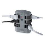 Belkin® Pivot Plug Surge Protector, 6 AC Outlets, 1,080 J, Gray (BLKBP106000)