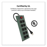 Belkin® Metal SurgeMaster Surge Protector, 10 AC Outlets, 15 ft Cord, 885 J, Dark Gray (BLKF9D100015) Each
