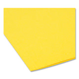 Smead™ Interior File Folders, 1/3-Cut Tabs: Assorted, Letter Size, 0.75" Expansion, Yellow, 100/Box (SMD10271) Box of 100