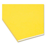 Smead™ Interior File Folders, 1/3-Cut Tabs: Assorted, Letter Size, 0.75" Expansion, Yellow, 100/Box (SMD10271) Box of 100