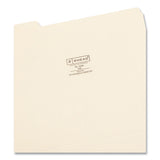 Smead™ Manila File Folders, 1/3-Cut Tabs: Assorted, Letter Size, 0.75" Expansion, Manila, 100/Box (SMD10330) Box of 100