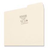 Smead™ Manila File Folders, 1/3-Cut Tabs: Right Position, Letter Size, 0.75" Expansion, Manila, 100/Box (SMD10333) Box of 100