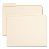 Smead™ Reinforced Tab Manila File Folders, 1/3-Cut Tabs: Left Position, Letter Size, 0.75" Expansion, 11-pt Manila, 100/Box (SMD10335) Box of 100
