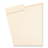 Smead™ Top Tab File Folders with Antimicrobial Product Protection, 1/3-Cut Tabs: Assorted, Letter, 0.75" Expansion, Manila, 100/Box (SMD10338) Box of 100