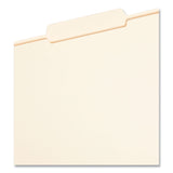 Smead™ Reinforced Guide Height File Folders, 2/5-Cut Tabs: Right of Center Position, Letter Size, 0.75" Expansion, Manila, 100/Box (SMD10376) Pack of 100