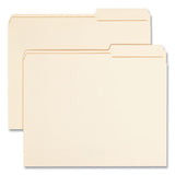 Smead™ Reinforced Guide Height File Folders, 2/5-Cut Tabs: Right Position, Letter Size, 0.75" Expansion, Manila, 100/Box (SMD10386) Pack of 100