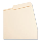 Smead™ Reinforced Guide Height File Folders, 2/5-Cut Tabs: Right Position, Letter Size, 0.75" Expansion, Manila, 100/Box (SMD10386) Pack of 100