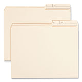 Smead™ Reinforced Guide Height File Folders, 2/5-Cut Printed Tabs: Right Position, Letter Size, 0.75" Expansion, Manila, 100/Box (SMD10388) Pack of 100
