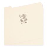 Smead™ Reinforced Tab Manila File Folders, 1/3-Cut Tabs: Assorted, Letter Size, 0.75" Expansion, 14-pt Manila, 100/Box (SMD10434) Box of 100