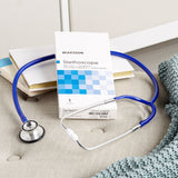 McKesson General Exam Stethoscope Royal Blue 1-Tube 22 Inch Tube Double Sided Chestpiece (363748_EA) 1/EA