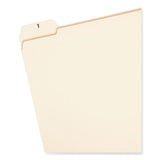 Smead™ Indexed File Folder Sets, 1/5-Cut Prelabeled Tabs: 1 to 31, Letter Size, 0.75" Expansion, Manila, 31/Set (SMD11769) Set of 31