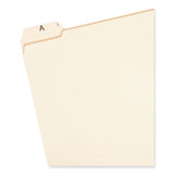Smead™ Indexed File Folder Sets, 1/5-Cut Prelabeled Tabs: A to Z, Letter Size, 0.75" Expansion, Manila, 25/Set (SMD11777) Set of 25