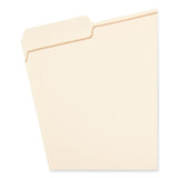 Smead™ Manila File Folders, 1/3-Cut Tabs: Assorted, Letter Size, 0.75" Expansion, Manila, 24/Pack (SMD11928) Pack of 24