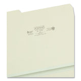 Smead™ Expanding Recycled Heavy Pressboard Folders, 1/3-Cut Tabs: Assorted, Letter Size, 1" Expansion, Gray-Green, 25/Box (SMD13230) Each