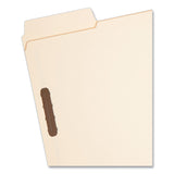 Smead™ SuperTab Reinforced Guide Height Fastener Folders, 11-pt Manila, 0.75" Expansion, 2 Fasteners, Letter Size, Manila, 50/Box (SMD14535) Box of 50