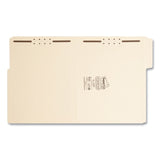 Smead™ SuperTab Reinforced Guide Height Fastener Folders, 14-pt Manila, 0.75" Expansion, 2 Fasteners, Letter Size, Manila, 50/Box (SMD14545) Box of 50