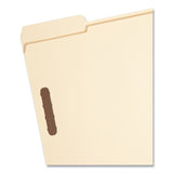 Smead™ Recycled Top Tab Fastener Folders, 1/3-Cut Tabs: Assorted, 0.75" Expansion, 2 Fasteners, Letter Size, Manila Exterior, 50/Box (SMD14547) Box of 50