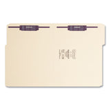 Smead™ Manila Fastener Folders with SafeSHIELD Coated Fasteners, 0.75" Expansion, 2 Fasteners, Letter Size, Manila Exterior, 50/Box (SMD14555) Box of 50