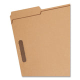 Smead™ Top Tab Fastener Folders, 1/3-Cut Tabs: Assorted, 0.75" Expansion, 2 Fasteners, Letter Size, Kraft Exterior, 50/Box (SMD14837) Each