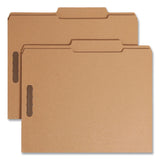 Smead™ Top Tab Fastener Folders, Guide-Height 2/5-Cut Tabs, 0.75" Expansion, 2 Fasteners, Letter Size, 11-pt Kraft, 50/Box (SMD14880) Each