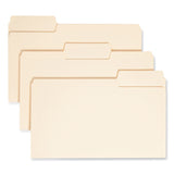 Smead™ SuperTab Top Tab File Folders, 1/3-Cut Tabs: Assorted, Legal Size, 0.75" Expansion, 11-pt Manila, 100/Box (SMD15301) Box of 100