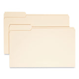 Smead™ Manila File Folders, 1/3-Cut Tabs: Left Position, Legal Size, 0.75" Expansion, Manila, 100/Box (SMD15331) Box of 100