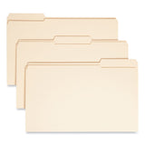 Smead™ Reinforced Tab Manila File Folders, 1/3-Cut Tabs: Assorted, Legal Size, 0.75" Expansion, 11-pt Manila, 100/Box (SMD15334) Box of 100