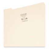 Smead™ Reinforced Tab Manila File Folders, 1/3-Cut Tabs: Assorted, Legal Size, 0.75" Expansion, 11-pt Manila, 100/Box (SMD15334) Box of 100