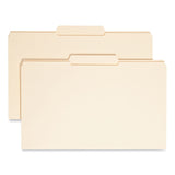 Smead™ Reinforced Tab Manila File Folders, 1/3-Cut Tabs: Center Position, Legal Size, 0.75" Expansion, 11-pt Manila, 100/Box (SMD15336) Box of 100
