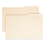 Smead™ Manila Guide Height Systems File Folders, 2/5-Cut Tabs: Right of Center, Legal Size, 0.75" Expansion, Manila, 100/Box (SMD15385) Pack of 100