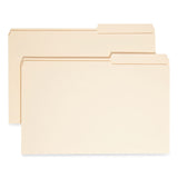 Smead™ Reinforced Guide Height File Folders, 2/5-Cut Tabs: Right Position, Legal Size, 0.75" Expansion, Manila, 100/Box (SMD15386) Pack of 100