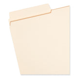 Smead™ SuperTab Reinforced Guide Height Top Tab Folders, 1/3-Cut Tabs: Assorted, Legal Size, 0.75" Expansion, Manila, 100/Box (SMD15395) Box of 100