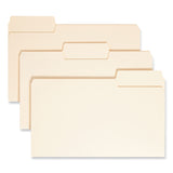 Smead™ SuperTab Top Tab File Folders, 1/3-Cut Tabs: Assorted, Legal Size, 0.75" Expansion, 14-pt Manila, 50/Box (SMD15401) Box of 50