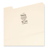 Smead™ SuperTab Top Tab File Folders, 1/3-Cut Tabs: Assorted, Legal Size, 0.75" Expansion, 14-pt Manila, 50/Box (SMD15401) Box of 50