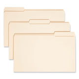 Smead™ Expandable Heavyweight File Folders, 1/3-Cut Tabs: Assorted, Legal Size, 1.5" Expansion, Manila, 50/Box (SMD15405) Box of 50