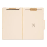 Smead™ Six-Section Top Tab Classification Folders, 2" Expansion, 2 Dividers, 6 Fasteners, Legal Size, Manila, 10/Box (SMD19000) Each