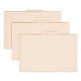 Smead™ Six-Section Top Tab Classification Folders, 2" Expansion, 2 Dividers, 6 Fasteners, Legal Size, Manila, 10/Box (SMD19000) Each