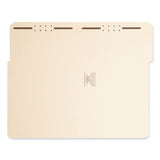 Smead™ Top Tab Fastener Folders, 1/3-Cut Tabs: Assorted, 0.75" Expansion, 2 Fasteners, Legal Size, Manila Exterior, 50/Box (SMD19537) Each