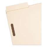 Smead™ SuperTab Reinforced Guide Height Fastener Folders, 14-pt Manila, 0.75" Expansion, 2 Fasteners, Legal Size, Manila, 50/Box (SMD19545) Box of 50