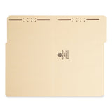 Smead Top Tab 2-Fastener Folders, 1/3-Cut Tabs, Legal Size, 11 pt. Manila, 50/Box (SMD19547) Box of 50