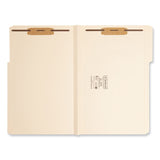 Smead™ Top Tab Manila Expansion Fastener Folders, 1.5" Expansion, 2 Fasteners, Legal Size, Manila Exterior, 50/Box (SMD19595) Each