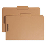 Smead™ Top Tab Fastener Folders, Guide-Height 2/5-Cut Tabs, 0.75" Expansion, 2 Fasteners, Legal Size, 17-pt Kraft, 50/Box (SMD19882) Each